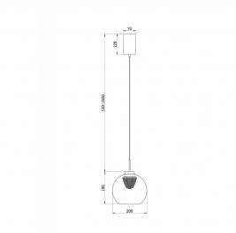 Подвесной светильник Freya Fume FR5399PL-L4BS2
