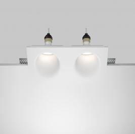 Точечный светильник Maytoni Technical Downlight Gyps Modern DL002-WW-02-W