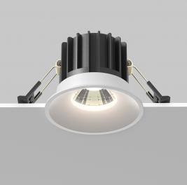 Точечный светильник Maytoni Technical Downlight 2200-4000K Round DL058-12W-DTW-W