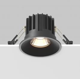 Точечный светильник Maytoni Technical Downlight 3000K Round DL058-12W3K-B