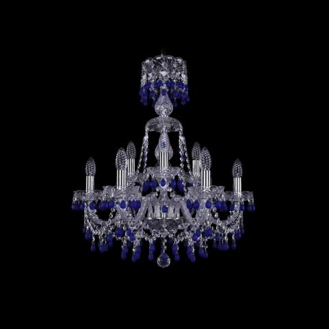 Bohemia Ivele Crystal Люстра Bohemia 1410/6+3/195/XL-66 Ni V3001