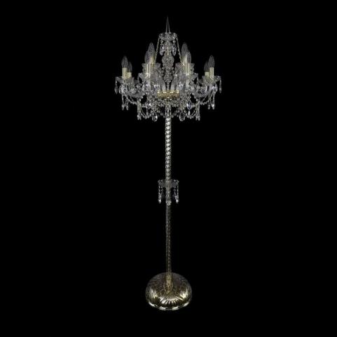Bohemia Ivele Crystal Торшер Bohemia 1411T2/8+4/195-170 G