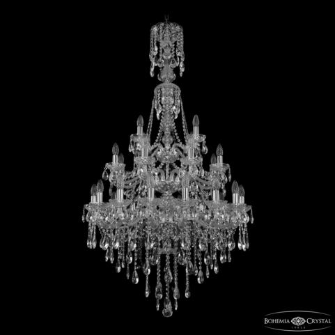 Люстра Bohemia Ivele Crystal 1415/16+8+4/300/XL-155/3d Ni