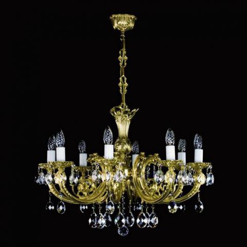 Люстра Art Glass ANASTASIA VIII. DARK PATINA CE