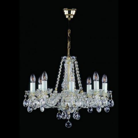 Люстра Art Glass RADKA VIII. FULL CUT R14 WHITE CE
