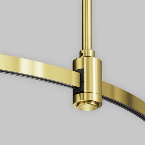 Шинопровод Maytoni Flarity TRX154-R-D800-BS, магнитный модульный круглый,  латунь 800мм