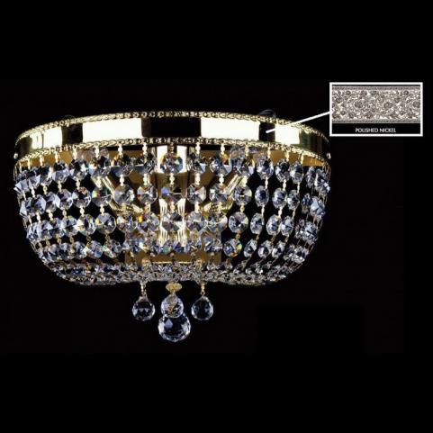 Бра Art Glass CIARA DIA 300 NICKEL SP