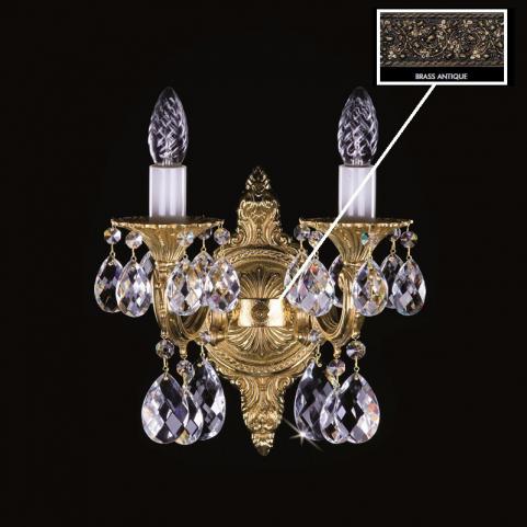 Бра Art Glass SARKA II. BRASS ANTIQUE CE