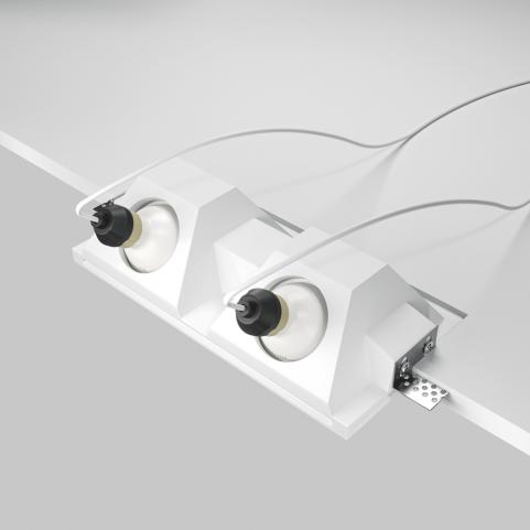 Точечный светильник Maytoni Technical Downlight Gyps Modern DL002-WW-02-W