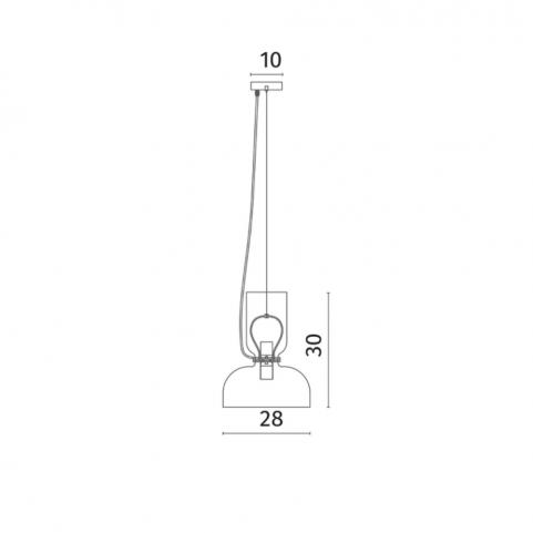 Светильник подвесной Divinare Paola 5862/33 SP-1