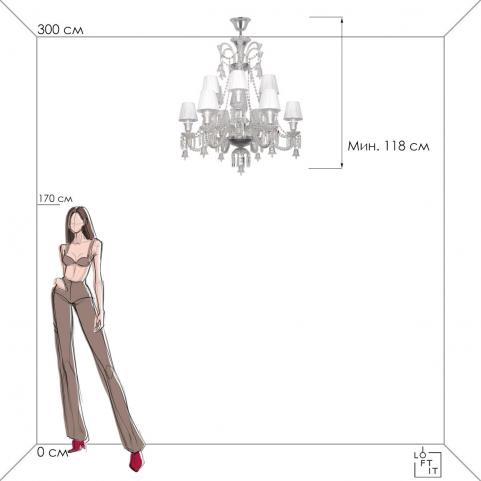 Подвесной светильник Loft IT Zenith 10210/12 White
