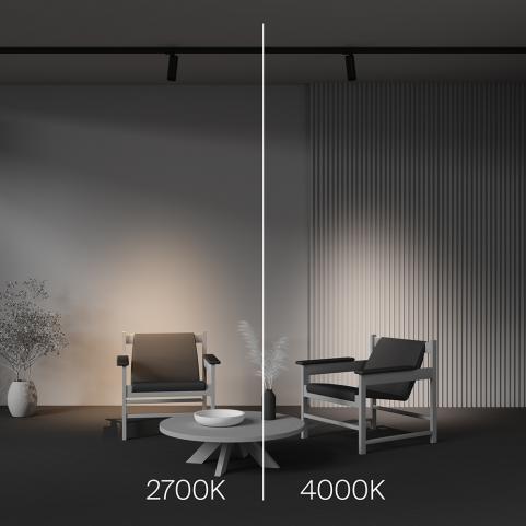 Трековый светильник Maytoni Technical Trinity  4000K Focus Zoom TR198-3-20W4K-Z-B
