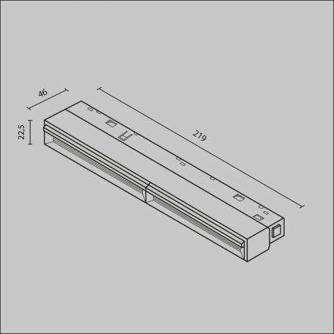 Трековый светильник Maytoni Technical Exility 4000K  Parete TR106-2-12W4K-B