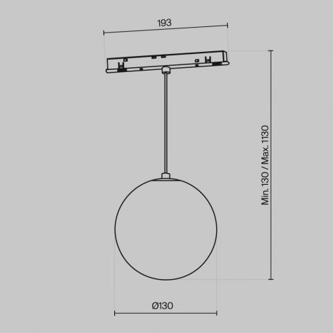 Трековый светильник Maytoni Technical Exility 2700-4000K Dim Dali1 Luna TR039-4-5WTW-DD-W