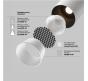 Трековый светильник Maytoni Technical Exility 3000K  Artisan TR097-2-12W3K-M-BW
