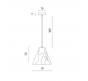 Светильник подвесной Divinare Piramide 5097/06 SP-1