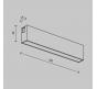 Трековый светильник Maytoni Technical Flarity 3000K Basis TR151-1-12W3K-BS