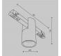 Трековый светильник Maytoni Technical Exility 2700-6000K Dim Smart Alfa TR122-4-7W-DS-W