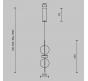 Подвесной светильник Maytoni Double Moon  MOD478PL-L8B3K